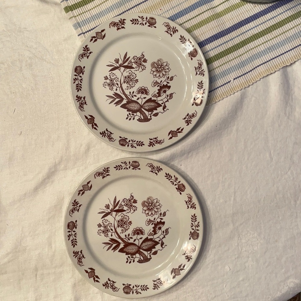 Vintage Figgjo Norway Scandi salad plates